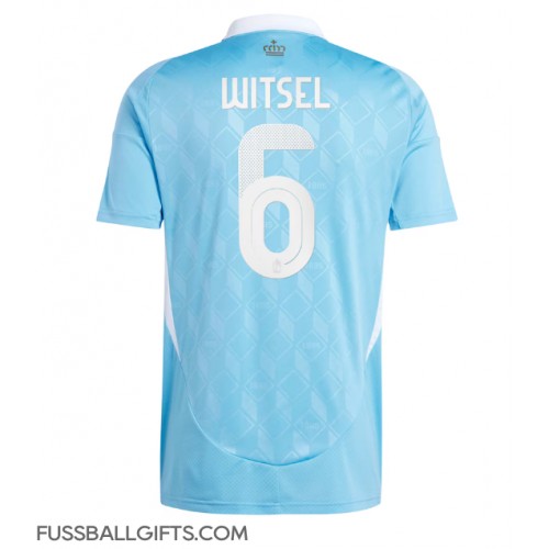 Belgien Axel Witsel #6 Fußballbekleidung Auswärtstrikot EM 2024 Kurzarm